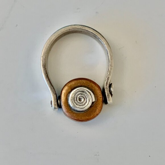 Silver and Copper ring SZ 6.5 - One of a kind handmade by Colorado artist - Picture 4 of 6